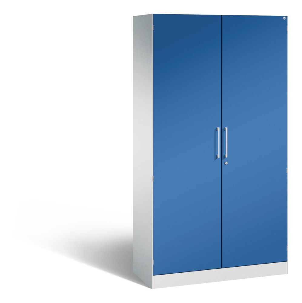 C+P Flügeltürenschrank Asisto Büroschrank enzianblau 1000 x 435 x 1980 mm Produktbild C+P Flügeltürenschrank Asisto Büroschrank enzianblau 1000 x 435 x 1980 mm