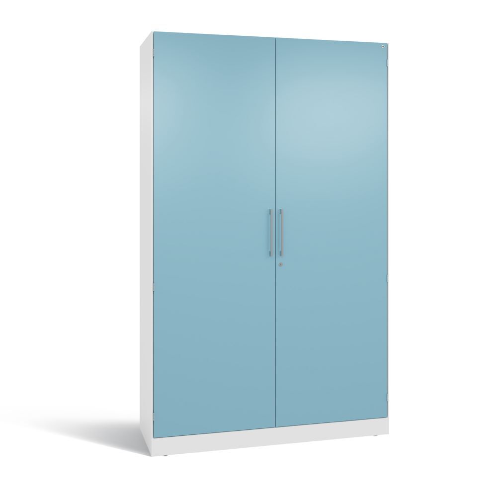 C+P Flügeltürenschrank Asisto fürs Büro horizontblau 1200 x 435 x 1980 mm Produktbild C+P Flügeltürenschrank Asisto fürs Büro horizontblau 1200 x 435 x 1980 mm