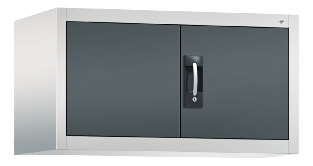 C+P Flügeltürenschrank Acurado 900 3 Riegelverschluss anthrazit 930 x 500 x 500 mm Produktbild C+P Flügeltürenschrank Acurado 900 3 Riegelverschluss anthrazit 930 x 500 x 500 mm