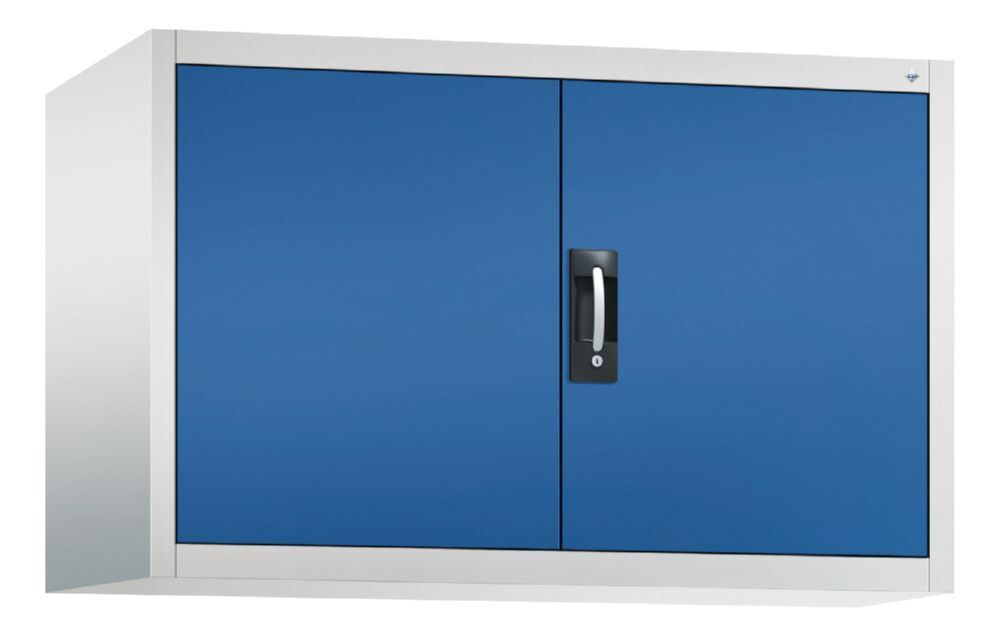 C+P Flügeltürenschrank als Aufsatz enzianblau 1200 x 500 x 790 mm Produktbild C+P Flügeltürenschrank als Aufsatz enzianblau 1200 x 500 x 790 mm