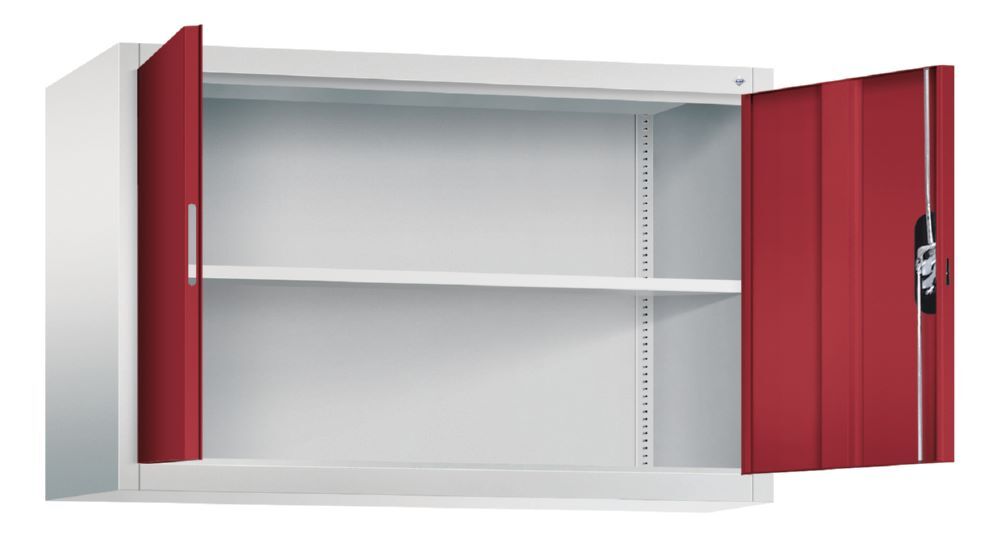C+P Aufsatz Flügeltürenschrank Acurado 900 rubinrot 1200 x 400 x 790 mm Produktbild C+P Aufsatz Flügeltürenschrank Acurado 900 rubinrot 1200 x 400 x 790 mm bild 2