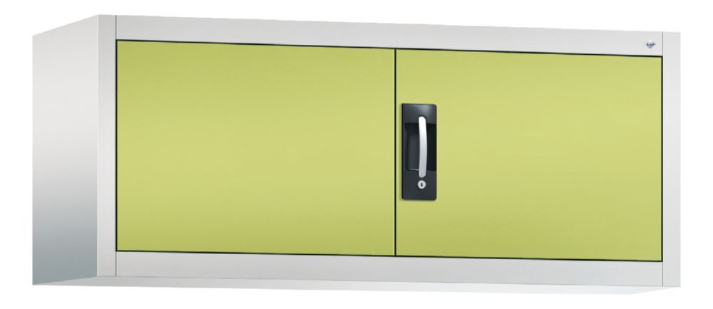 C+P Aufsatz Flügeltürenschrank Acurado 900 viridingrün grau 1200 x 400 x 500 mm Produktbild C+P Aufsatz Flügeltürenschrank Acurado 900 viridingrün grau 1200 x 400 x 500 mm