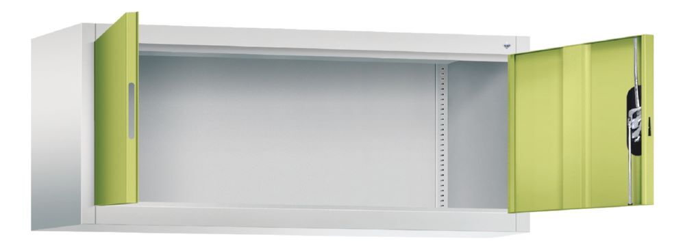 C+P Aufsatz Flügeltürenschrank Acurado 900 viridingrün grau 1200 x 400 x 500 mm Produktbild C+P Aufsatz Flügeltürenschrank Acurado 900 viridingrün grau 1200 x 400 x 500 mm bild 2