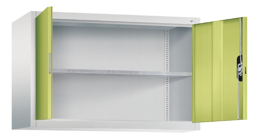 C+P Flügeltürenschrank Acurado 900 in viridingrün 1200 x 400 x 790 mm Produktbild C+P Flügeltürenschrank Acurado 900 in viridingrün 1200 x 400 x 790 mm bild 2