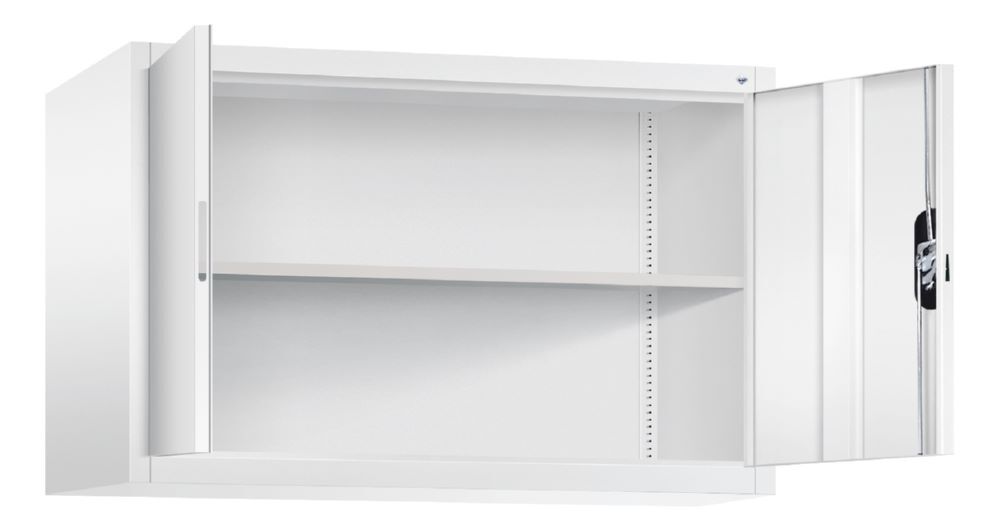 C+P Flügeltürenschrank Acurado 900 als Aufsatz lichtgrau 1200 x 500 x 790 mm Produktbild C+P Flügeltürenschrank Acurado 900 als Aufsatz lichtgrau 1200 x 500 x 790 mm bild 2
