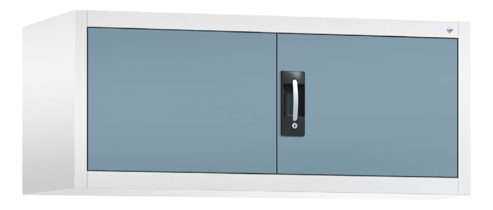 C+P Aufsatzschrank Acurado 900 weiß horizontblau 1200 x 500 x 500 mm Produktbild C+P Aufsatzschrank Acurado 900 weiß horizontblau 1200 x 500 x 500 mm