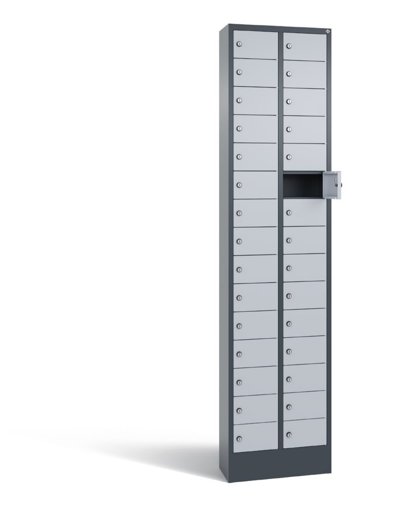 C+P Kleingefachschrank Serie 8170 30 Fächer H 1950 x B 460 x T 200 mm Produktbild C+P Kleingefachschrank Serie 8170 30 Fächer H 1950 x B 460 x T 200 mm bild 2