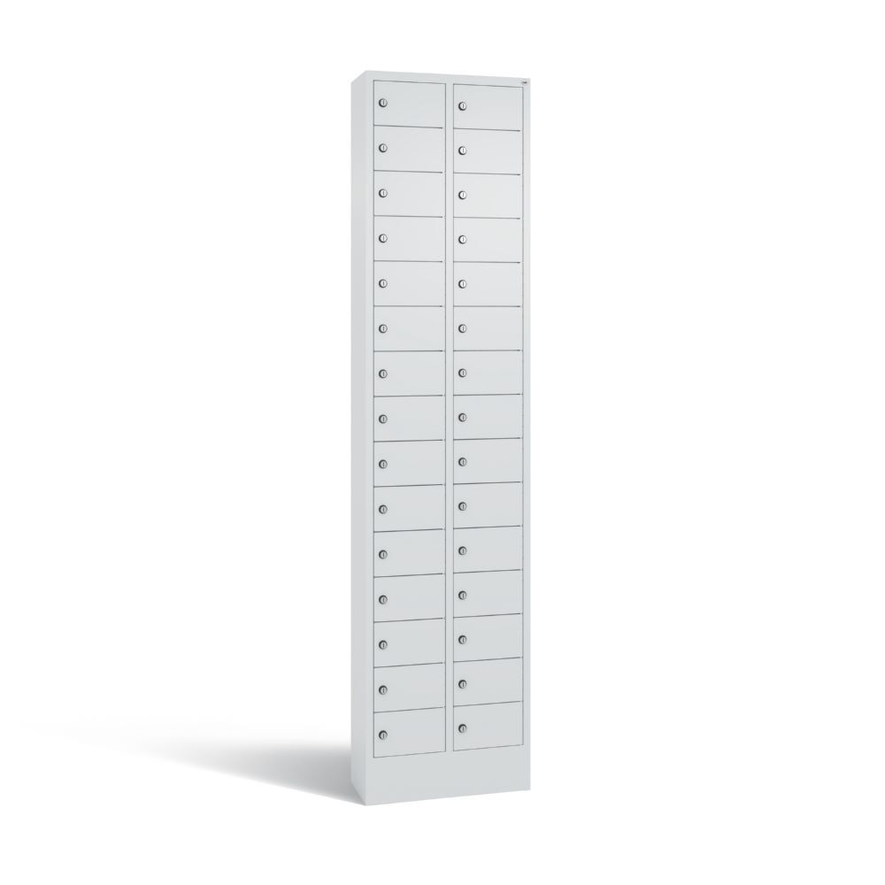 C+P Kleingefachschrank Serie 8170 30 Fächer 1950 x 460 x 200 mm lichtgrau Produktbild C+P Kleingefachschrank Serie 8170 30 Fächer 1950 x 460 x 200 mm lichtgrau