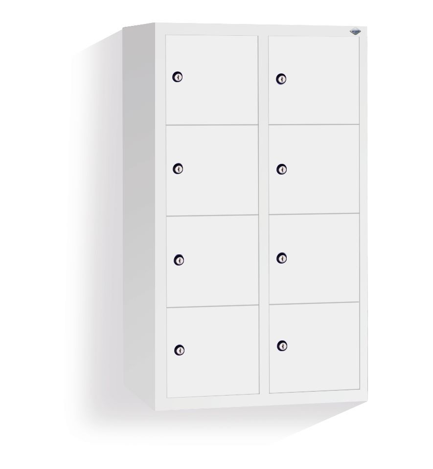 C+P Kleingefachschrank mit 8 Fächer lichtgrau 460 x 200 x 770 mm Produktbild C+P Kleingefachschrank mit 8 Fächer lichtgrau 460 x 200 x 770 mm