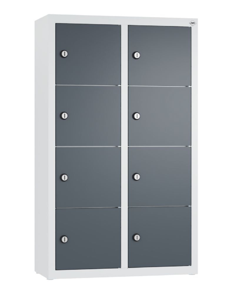 C+P Kleingefachschrank mit 8 Fächer anthrazit 460 x 200 x 770 mm Produktbild C+P Kleingefachschrank mit 8 Fächer anthrazit 460 x 200 x 770 mm
