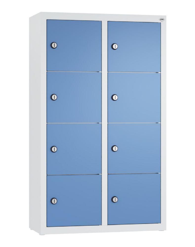 C+P Kleingefachschrank mit 8 Fächer fernblau 460 x 200 x 770 mm Produktbild C+P Kleingefachschrank mit 8 Fächer fernblau 460 x 200 x 770 mm