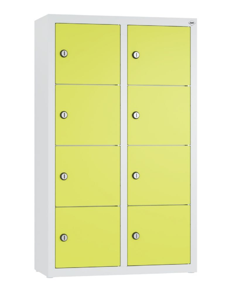 C+P Kleingefachschrank mit 8 Fächer viridingrün 460 x 200 x 770 mm Produktbild C+P Kleingefachschrank mit 8 Fächer viridingrün 460 x 200 x 770 mm