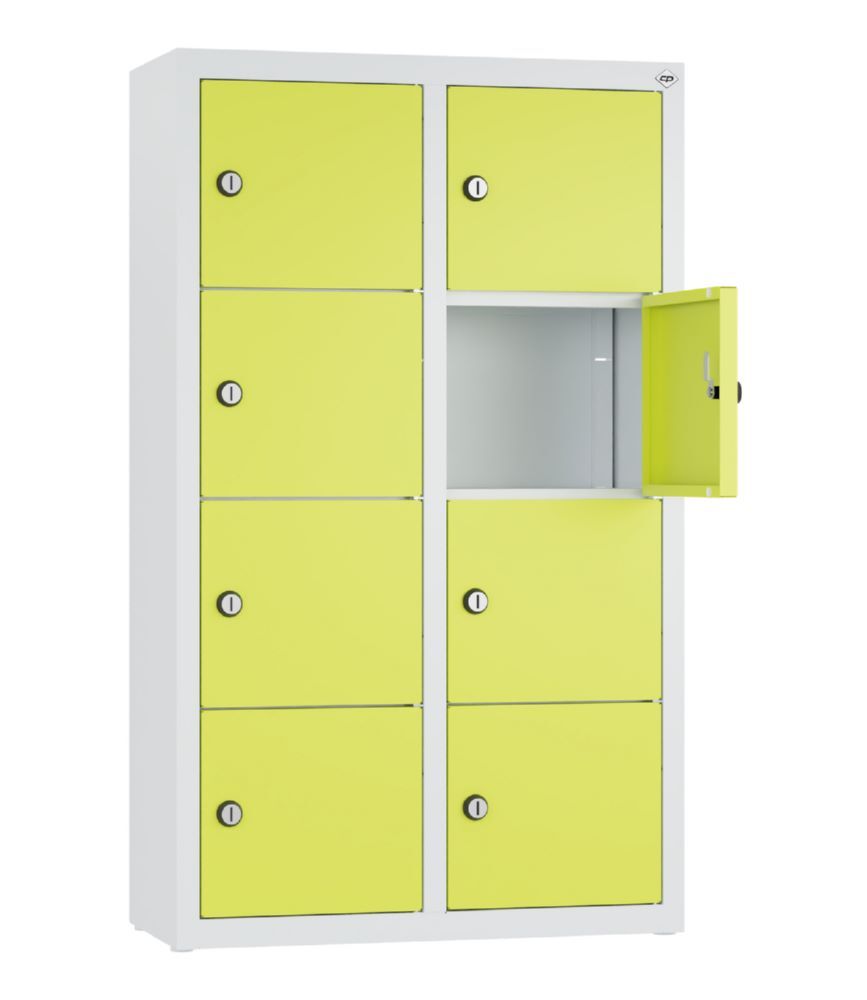 C+P Kleingefachschrank mit 8 Fächer viridingrün 460 x 200 x 770 mm Produktbild C+P Kleingefachschrank mit 8 Fächer viridingrün 460 x 200 x 770 mm bild 2
