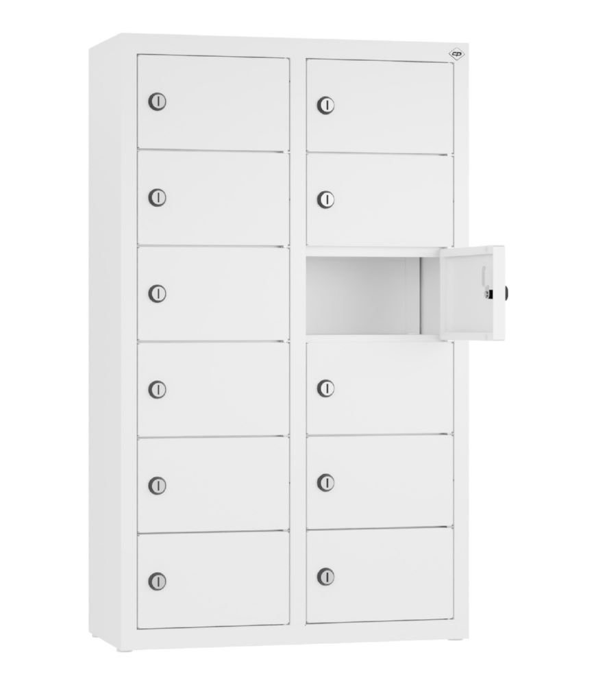 C+P Kleingefachschrank 12 Fächer in weiß 460 x 200 x 770 mm Produktbild C+P Kleingefachschrank 12 Fächer in weiß 460 x 200 x 770 mm bild 2