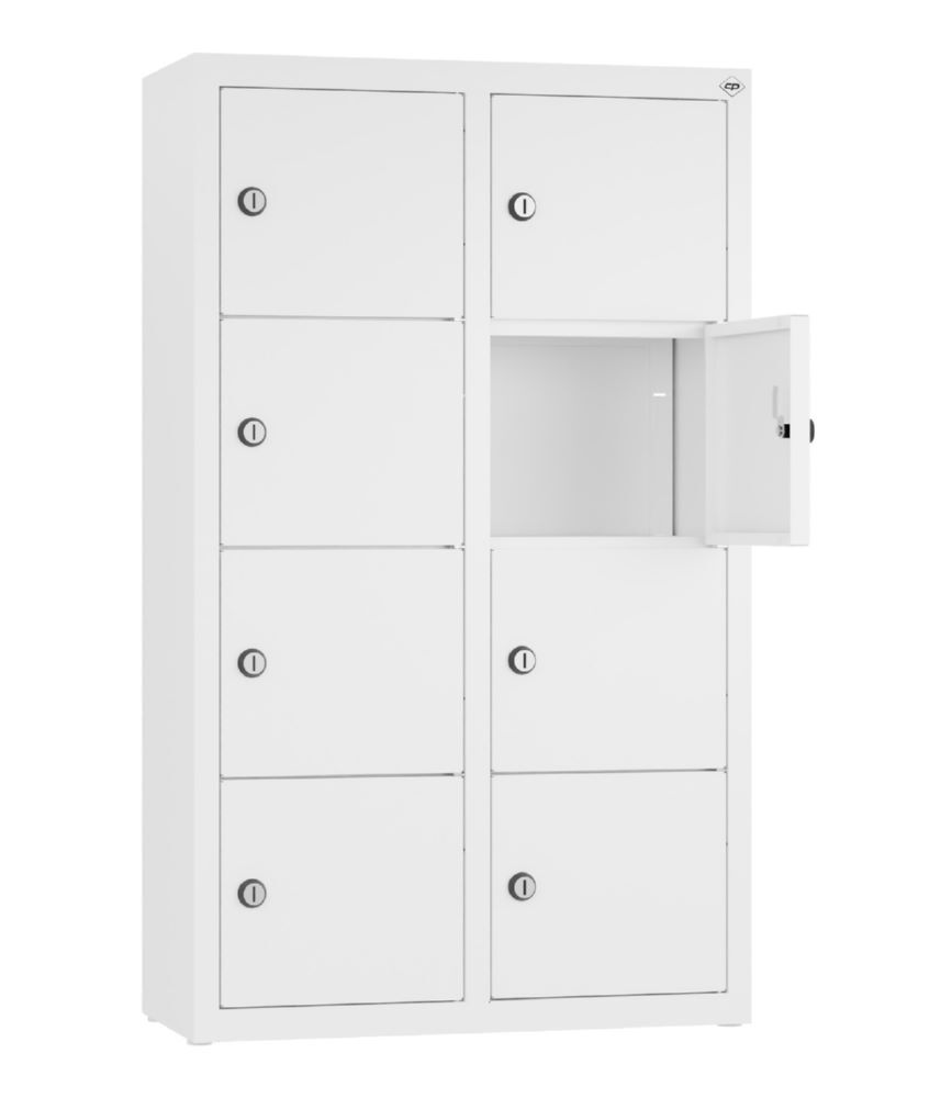C+P Kleingefachschrank Serie 8170 mit 8 Fächer verkehrsweiß 460 x 200 x 770 mm Produktbild C+P Kleingefachschrank Serie 8170 mit 8 Fächer verkehrsweiß 460 x 200 x 770 mm bild 2