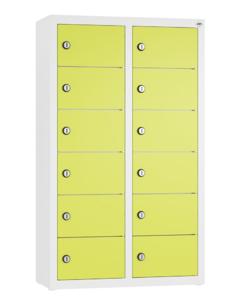 C+P Kleingefachschrank 12 Fächer viridingrün 460 x 200 x 770 mm Produktbild C+P Kleingefachschrank 12 Fächer viridingrün 460 x 200 x 770 mm