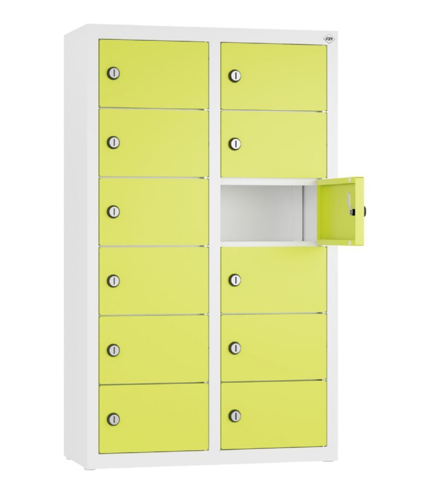 C+P Kleingefachschrank 12 Fächer viridingrün 460 x 200 x 770 mm Produktbild C+P Kleingefachschrank 12 Fächer viridingrün 460 x 200 x 770 mm bild 2