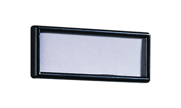 Produktbild C+P Kunststoff Visitenkartenhalter für Garderobenschränke selbstklebend schwarz