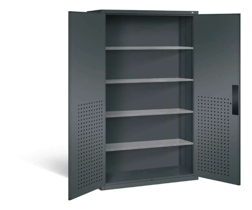 C+P Magazinschrank Serie 13 H 1950 x B 1100 x T 535 mm in anthrazit Produktbild C+P Magazinschrank Serie 13 H 1950 x B 1100 x T 535 mm in anthrazit bild 2