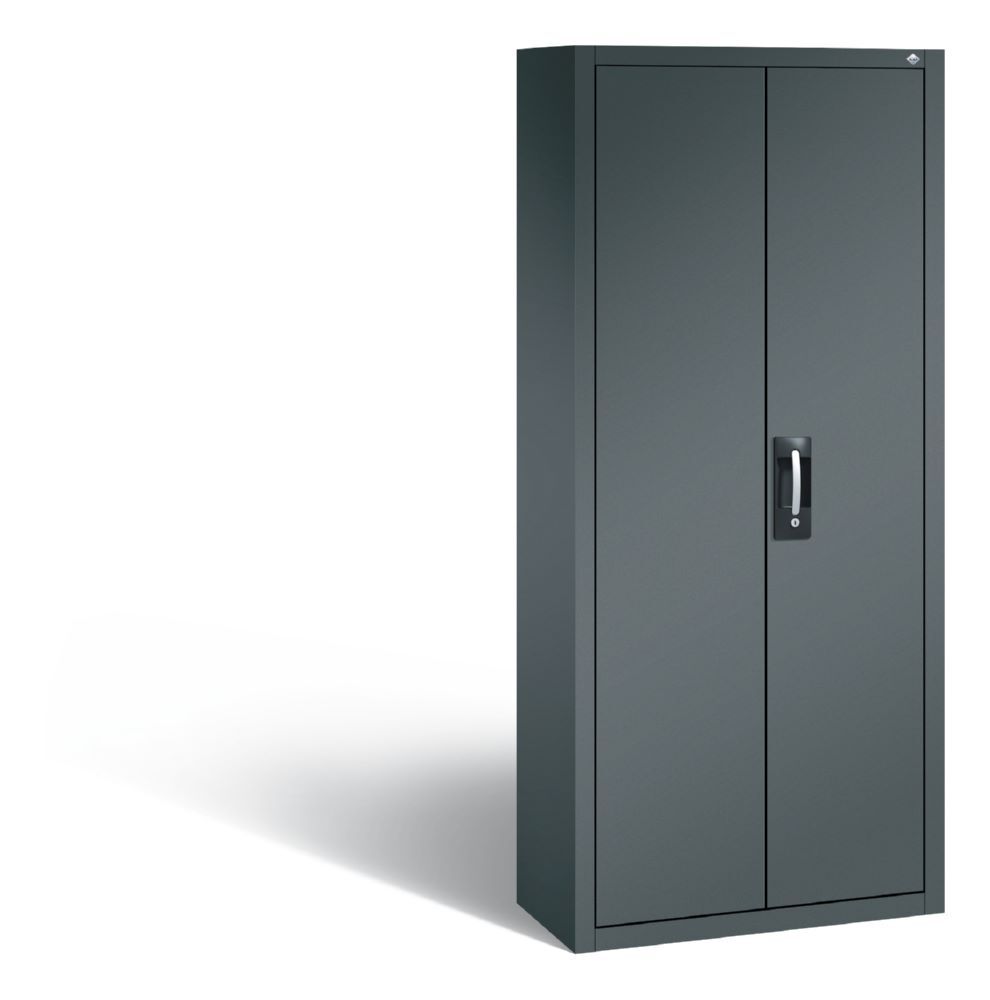 C+P Magazinschrank Serie 13 mit 96 Lagerkästen anthrazit 700 x 300 x 1690 mm C+P Magazinschrank Serie 13 mit 96 Lagerkästen anthrazit 700 x 300 x 1690 mm