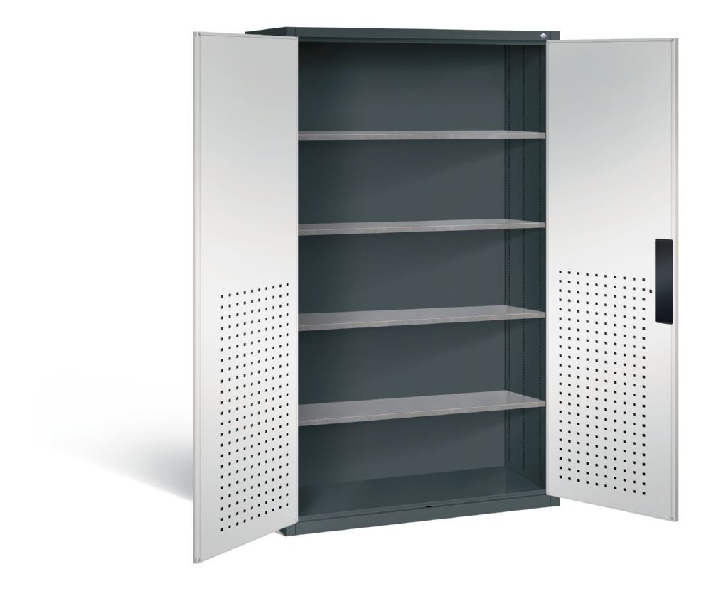 C+P Magazinschrank Serie 13 1950 x 1100 x 535 mm anthrazit lichtgrau Produktbild C+P Magazinschrank Serie 13 1950 x 1100 x 535 mm anthrazit lichtgrau bild 2
