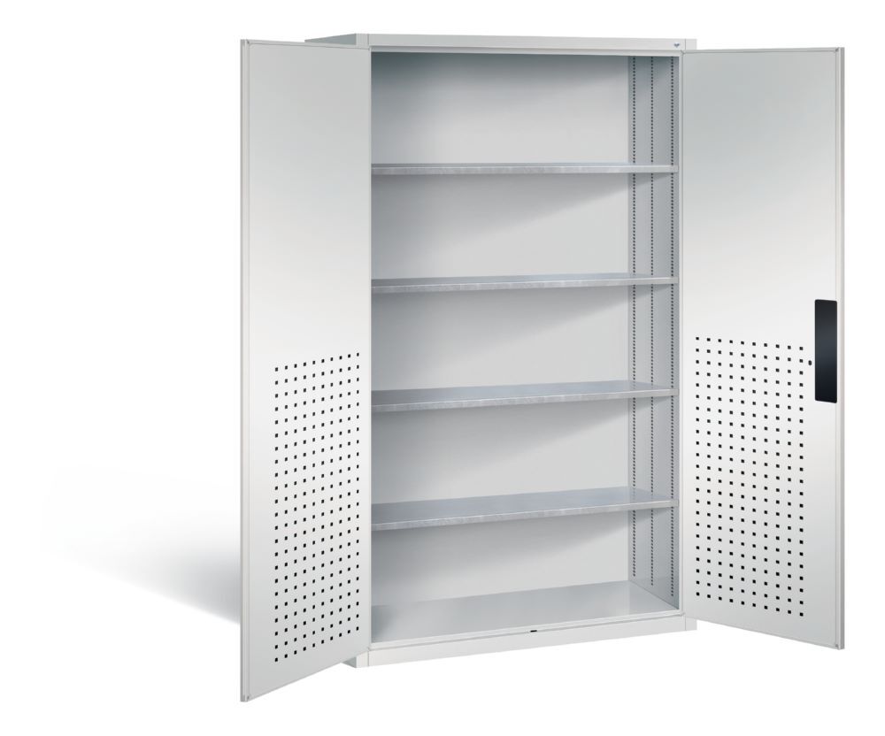 C+P Magazinschrank Serie 13 1950 x 1100 x 535 mm in lichtgrau Produktbild C+P Magazinschrank Serie 13 1950 x 1100 x 535 mm in lichtgrau bild 2