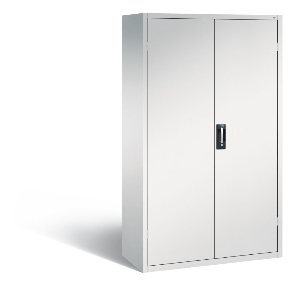 C+P Magazinschrank mit 92 Sichtlagerkästen 1950 x 1100 x 535 mm lichtgrau Produktbild C+P Magazinschrank mit 92 Sichtlagerkästen 1950 x 1100 x 535 mm lichtgrau