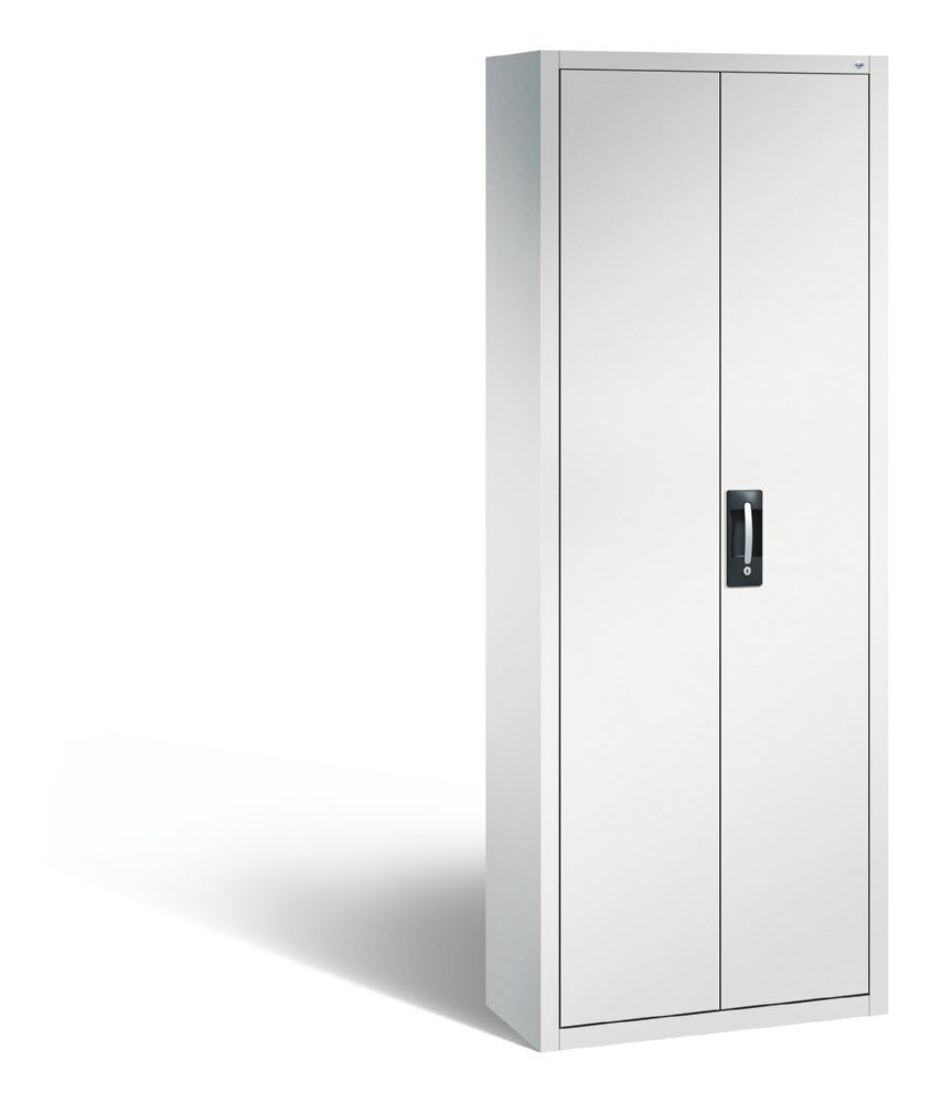 C+P Magazinschrank 9 Einlegeböden aus Stahl lichtgrau 700 x 300 x 1980 mm Produktbild C+P Magazinschrank 9 Einlegeböden aus Stahl lichtgrau 700 x 300 x 1980 mm
