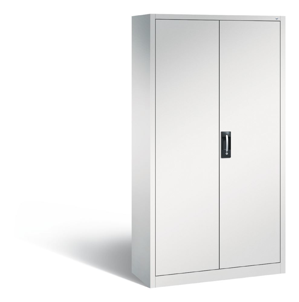 C+P Magazinschrank 4 Fachböden aus Stahl hellgrau 1000 x 420 x 1980 mm Produktbild C+P Magazinschrank 4 Fachböden aus Stahl hellgrau 1000 x 420 x 1980 mm