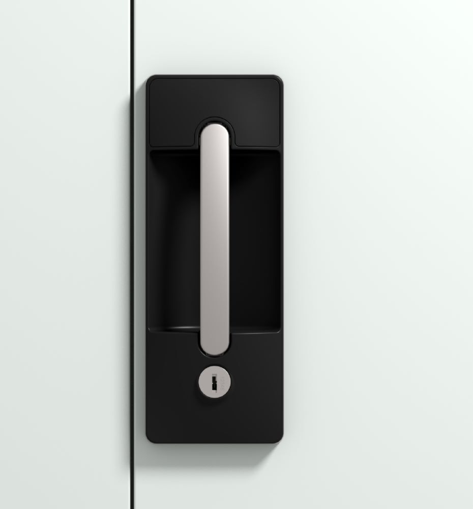 C+P Magazinschrank 72 verschiedene Sichtlagerkästen lichtgrau 1000 x 420 x 1980 mm Produktbild C+P Magazinschrank 72 verschiedene Sichtlagerkästen lichtgrau 1000 x 420 x 1980 mm bild 3