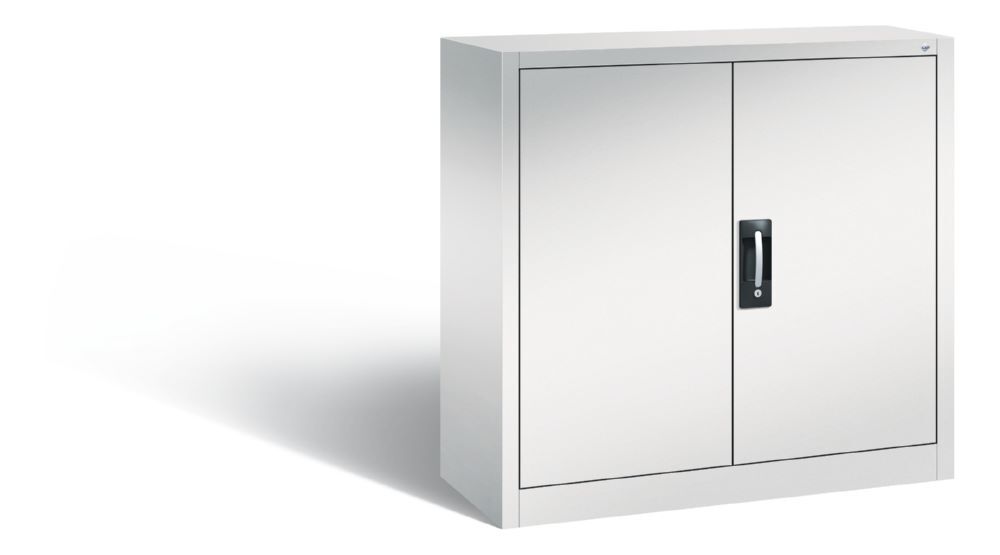 C+P Magazinschrank mit 6 Böden 63 Lagerkästen lichtgrau 1000 x 420 x 1000 mm Produktbild C+P Magazinschrank mit 6 Böden 63 Lagerkästen lichtgrau 1000 x 420 x 1000 mm