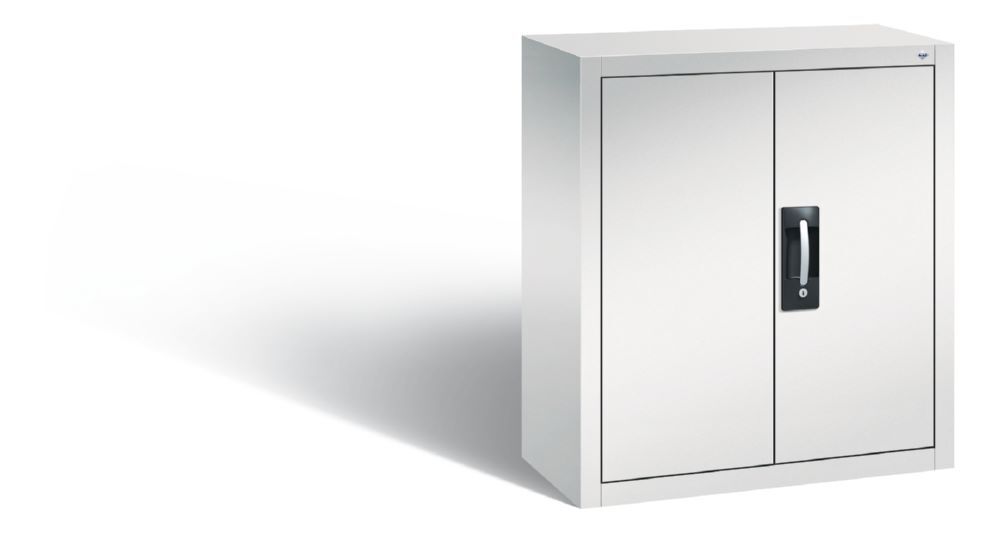 C+P Magazinschrank mit 42 Sichtkästen lichtgrau 700 x 300 x 830 mm Produktbild C+P Magazinschrank mit 42 Sichtkästen lichtgrau 700 x 300 x 830 mm