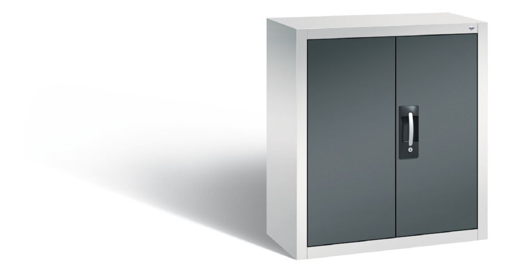 C+P Magazinschrank 6 Böden mit Lagerkästen anthrazit 700 x 300 x 830 mm Produktbild C+P Magazinschrank 6 Böden mit Lagerkästen anthrazit 700 x 300 x 830 mm