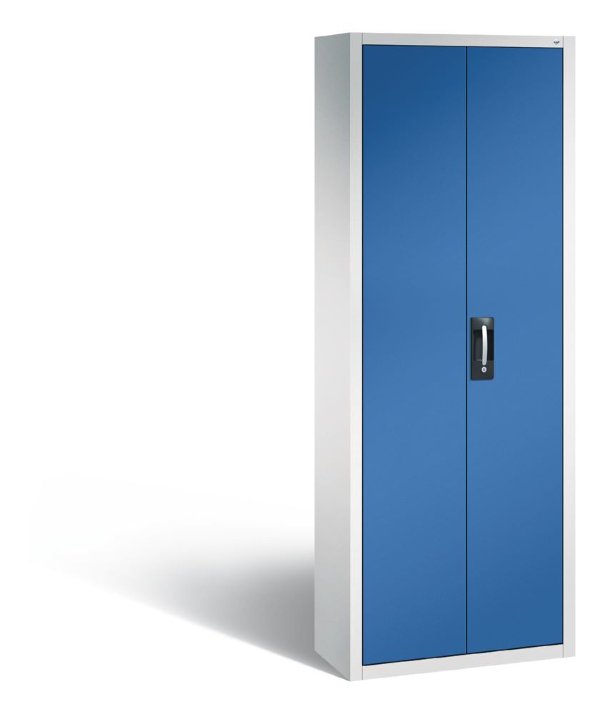 C+P Magazinschrank aus Serie 13 mit 114 Lagerkästen enzianblau 700 x 300 x 1980 mm Produktbild C+P Magazinschrank aus Serie 13 mit 114 Lagerkästen enzianblau 700 x 300 x 1980 mm