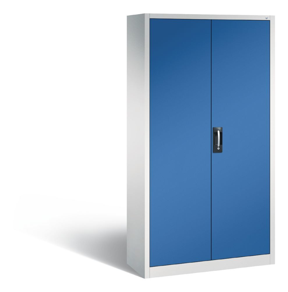 C+P Magazinschrank mit 72 Sichtlagerkästen H 1980 mm lichtgrau enzianblau Produktbild C+P Magazinschrank mit 72 Sichtlagerkästen H 1980 mm lichtgrau enzianblau