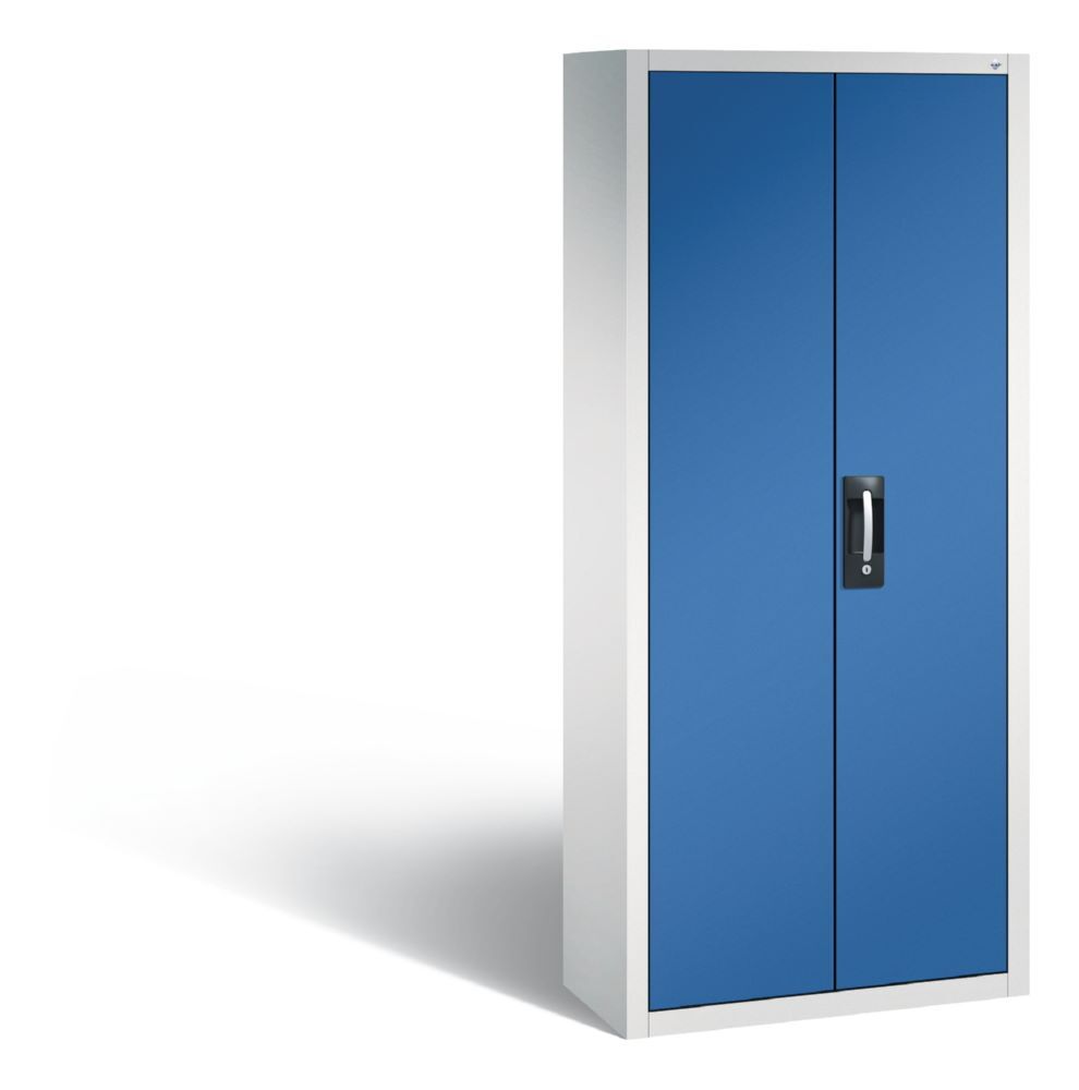 C+P Magazinschrank mit 6 Einlegeböden enzianblau grau 700 x 300 x 1690 mm Produktbild C+P Magazinschrank mit 6 Einlegeböden enzianblau grau 700 x 300 x 1690 mm