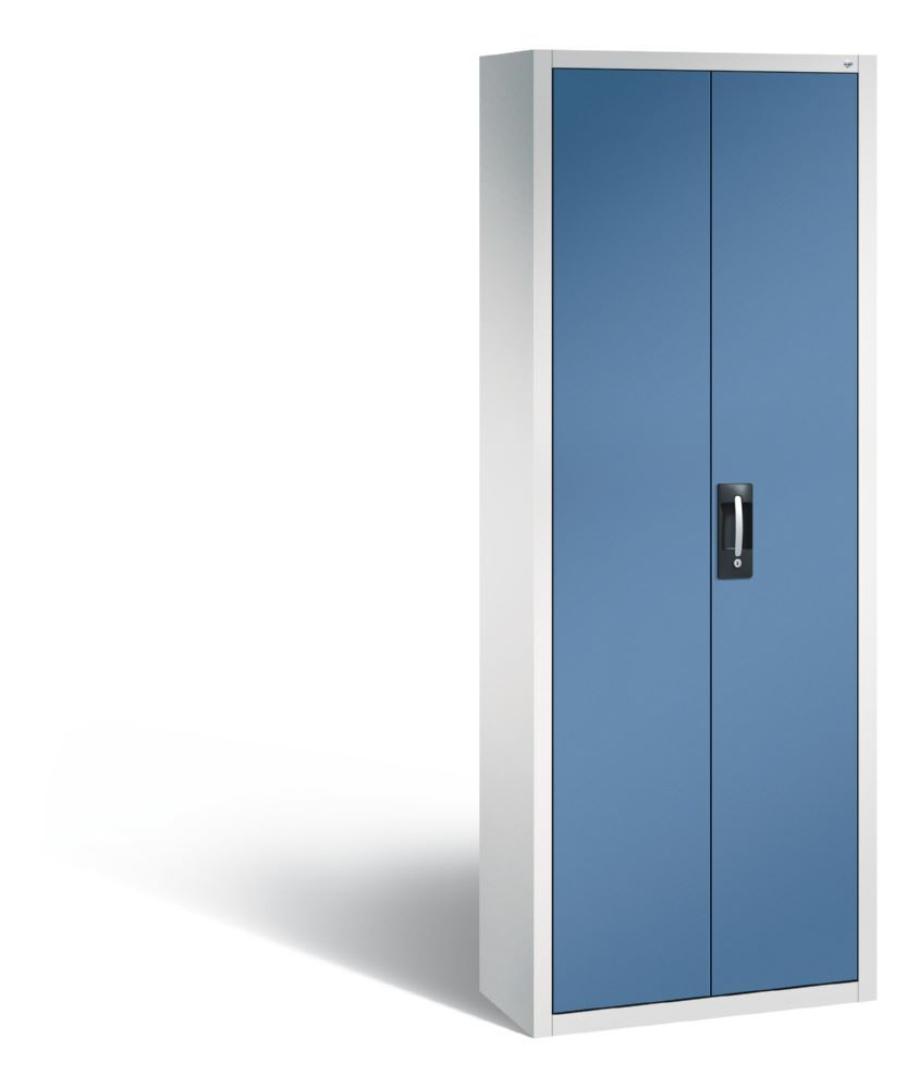 C+P Magazinschrank aus Serie 13 mit 114 Lagerkästen fernblau 700 x 300 x 1980 mm Produktbild C+P Magazinschrank aus Serie 13 mit 114 Lagerkästen fernblau 700 x 300 x 1980 mm