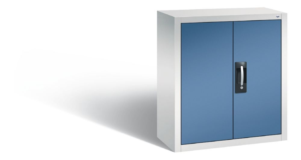 C+P Magazinschrank 6 Böden 42 Lagerkästen fernblau 700 x 300 x 830 mm Produktbild C+P Magazinschrank 6 Böden 42 Lagerkästen fernblau 700 x 300 x 830 mm