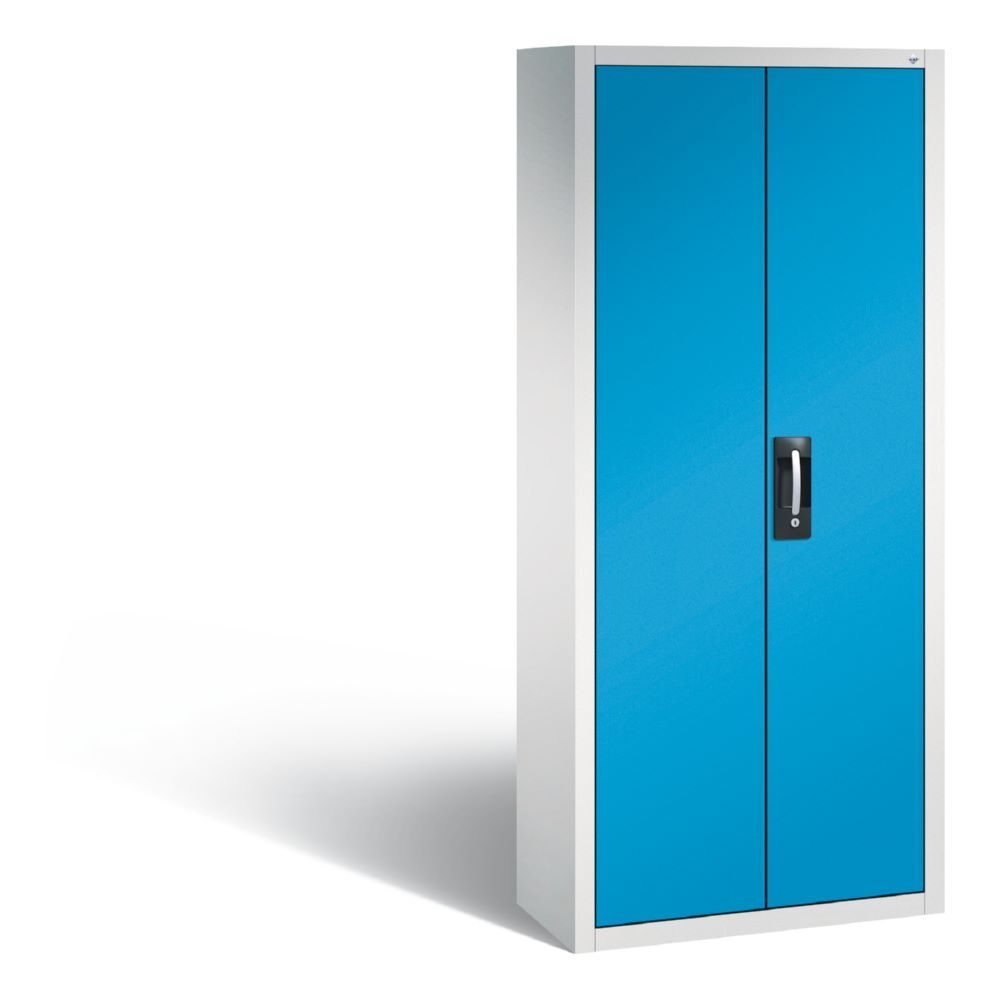 C+P Magazinschrank Serie 13 mit 90 Lagerkästen lichtblau 700 x 300 x 1690 mm Produktbild C+P Magazinschrank Serie 13 mit 90 Lagerkästen lichtblau 700 x 300 x 1690 mm