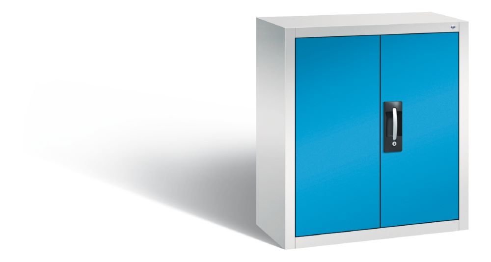 C+P Magazinschrank 6 Böden 42 Lagerkästen lichtblau 700 x 300 x 830 mm Produktbild C+P Magazinschrank 6 Böden 42 Lagerkästen lichtblau 700 x 300 x 830 mm