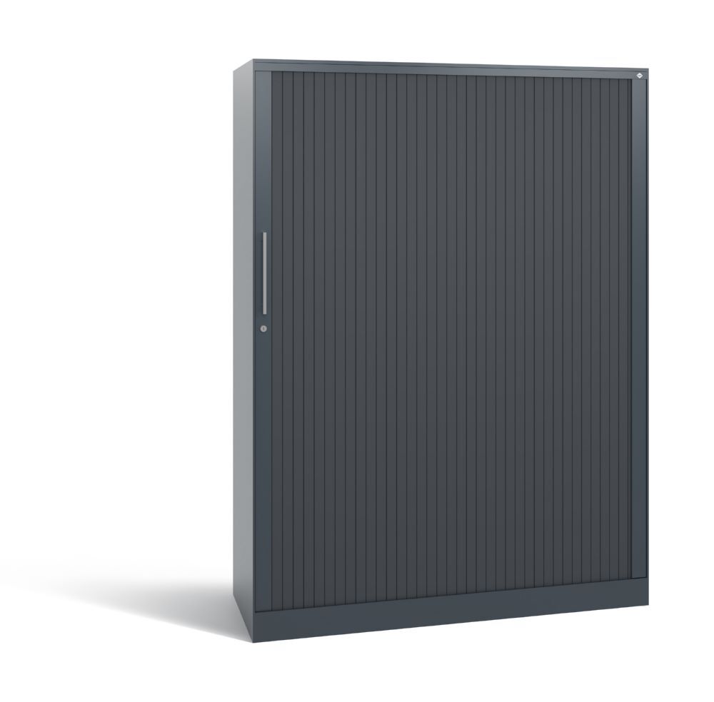 C+P Rollladenschrank Asisto Lamellen und Korpus in anthrazit 1200 x 435 x 1639 mm Produktbild C+P Rollladenschrank Asisto Lamellen und Korpus in anthrazit 1200 x 435 x 1639 mm