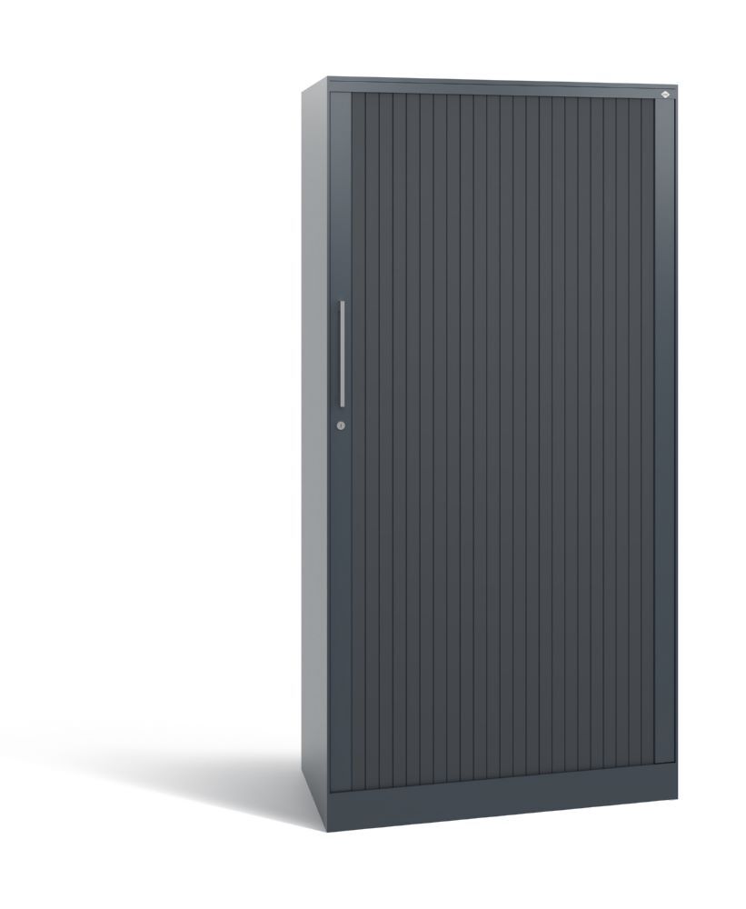 C+P Großer Rollladenschrank Asisto mit 3 Böden anthrazit 800 x 435 x 1639 mm Produktbild C+P Großer Rollladenschrank Asisto mit 3 Böden anthrazit 800 x 435 x 1639 mm