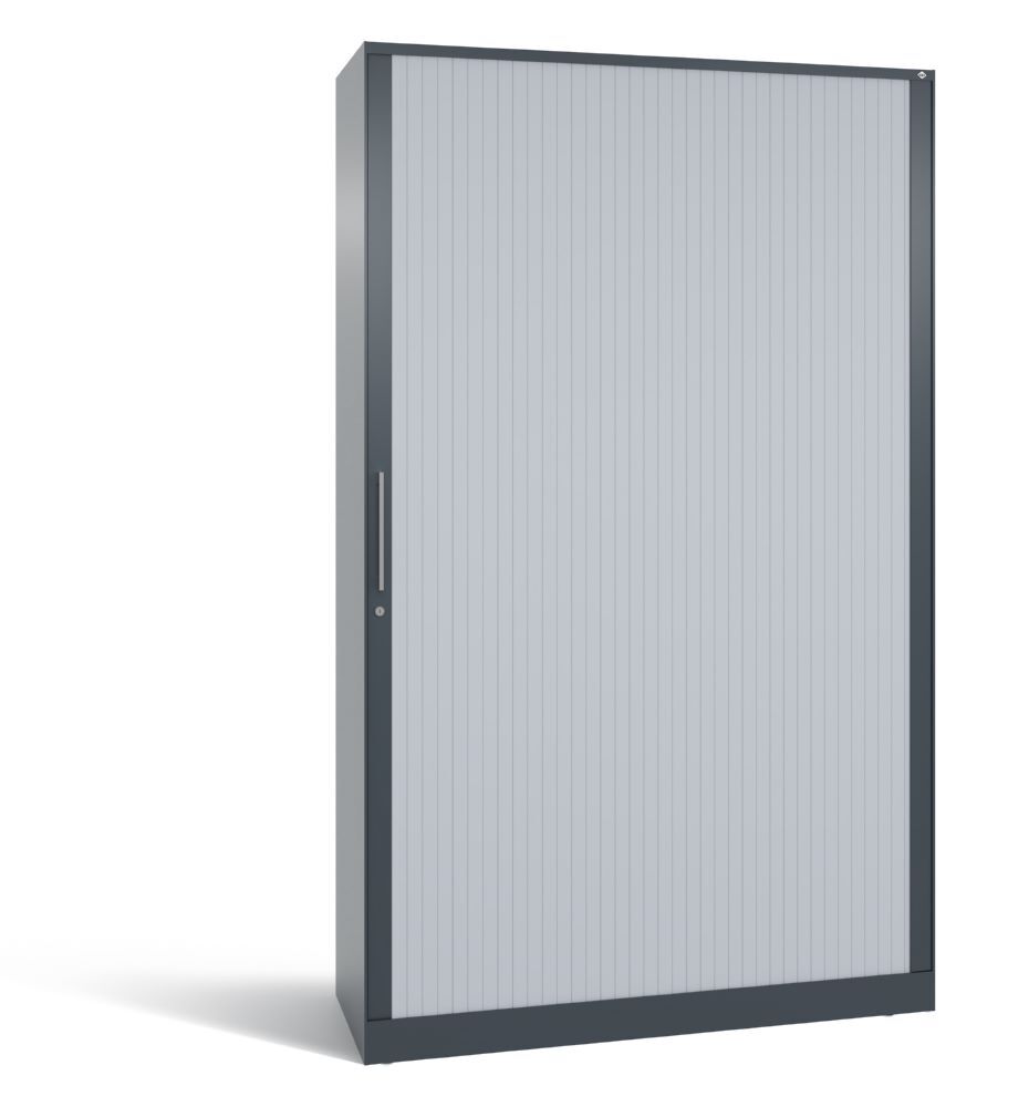 C+P Rollladenschrank Asisto H 1980 x  B 1200 x T 435 mm anthrazit weißaluminium Produktbild C+P Rollladenschrank Asisto H 1980 x  B 1200 x T 435 mm anthrazit weißaluminium