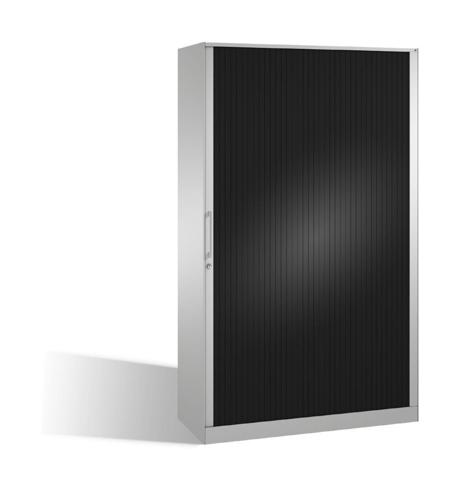 C+P Rollladenschrank Asisto 1980 x 1200 x 435 mm in lichtgrau Produktbild C+P Rollladenschrank Asisto 1980 x 1200 x 435 mm in lichtgrau