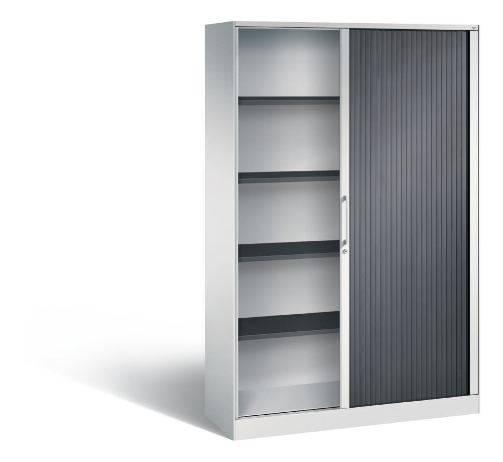 C+P Rollladenschrank Asisto 1980 x 1200 x 435 mm in lichtgrau Produktbild C+P Rollladenschrank Asisto 1980 x 1200 x 435 mm in lichtgrau bild 2