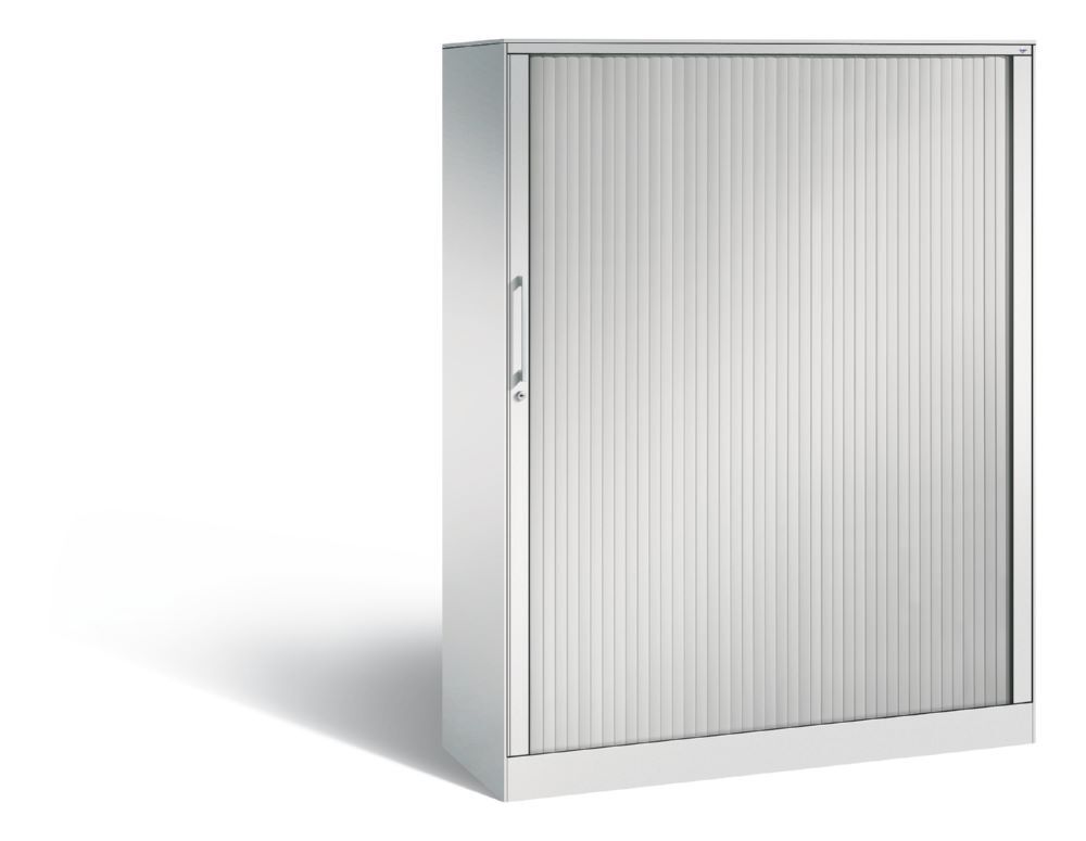 C+P Rollladenschrank Asisto Korpus und Lamellen in lichtgrau 1200 x 435 x 1639 mm Produktbild C+P Rollladenschrank Asisto Korpus und Lamellen in lichtgrau 1200 x 435 x 1639 mm