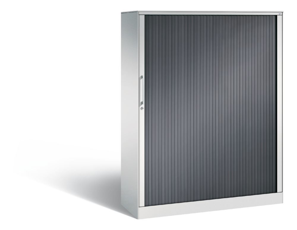 C+P Rollladenschrank Asisto Lamellen in anthrazit 1200 x 435 x 1639 mm Produktbild C+P Rollladenschrank Asisto Lamellen in anthrazit 1200 x 435 x 1639 mm