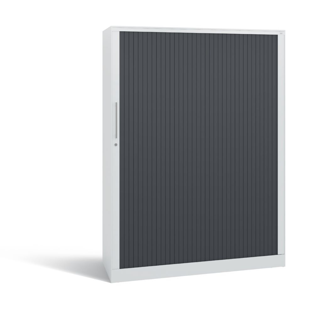 C+P Rollladenschrank Asisto Lamellen in anthrazit 1200 x 435 x 1639 mm Produktbild C+P Rollladenschrank Asisto Lamellen in anthrazit 1200 x 435 x 1639 mm bild 3
