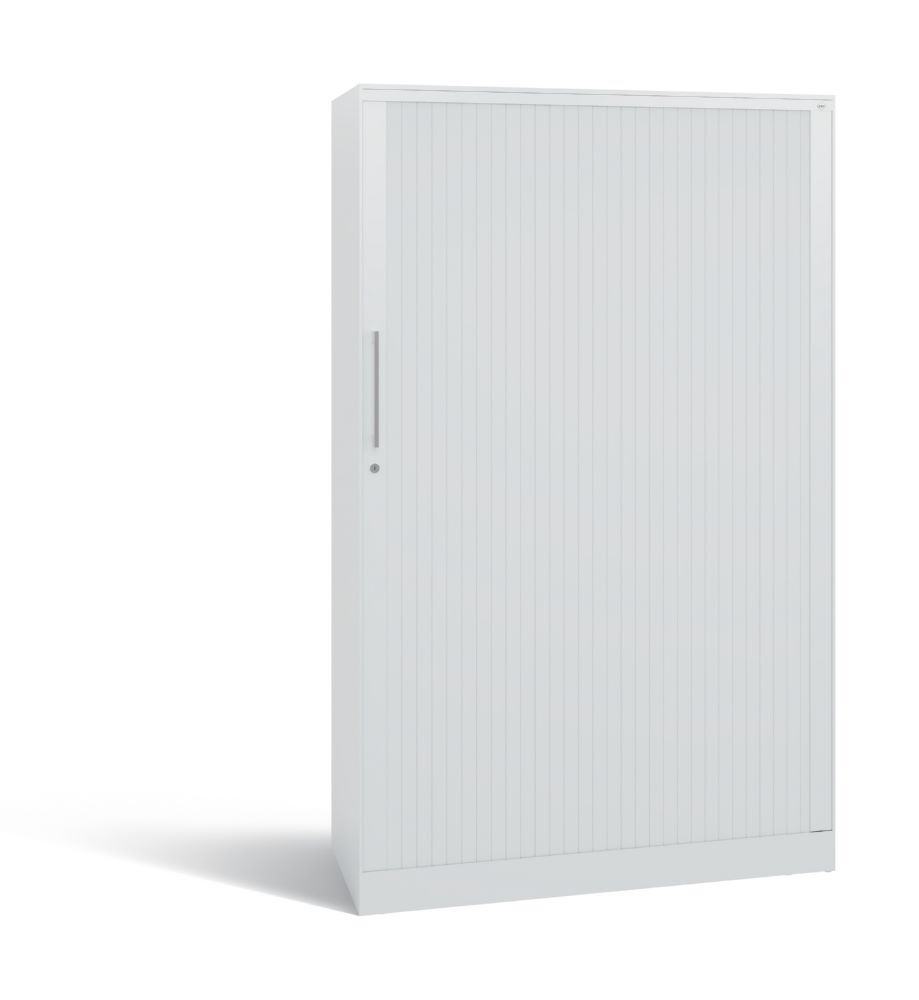 C+P Großer Rollladenschrank Asisto Kunstlamellen in hellgrau 1000 x 435 x 1639 mm Produktbild C+P Großer Rollladenschrank Asisto Kunstlamellen in hellgrau 1000 x 435 x 1639 mm bild 3