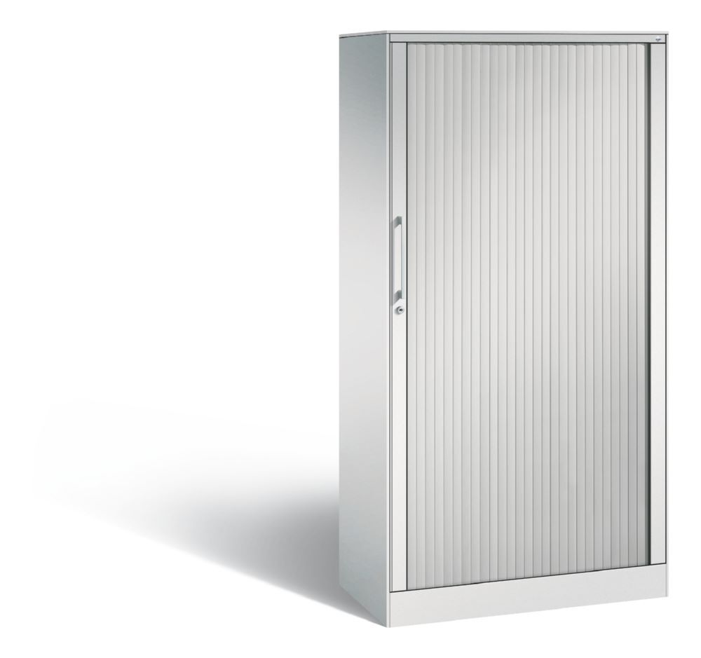 C+P Großer Rollladenschrank Asisto 3 Böden lichtgrau 800 x 435 x 1639 mm Produktbild C+P Großer Rollladenschrank Asisto 3 Böden lichtgrau 800 x 435 x 1639 mm